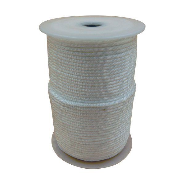 Extreme Max Extreme Max 3006.2189 BoatTector Solid Braid Nylon Rope - 1/8" x 1000', White 3006.2189